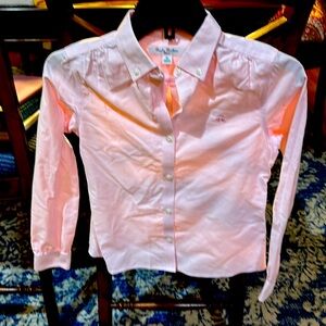 Brooks Brothers light pink long sleeve button down 100% cotton shirt size 12